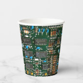 Bild der elektronischen Leiterplatte Pappbecher (Vorderseite)