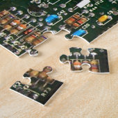 Bild der elektronischen Leiterplatte Puzzle (Seite)