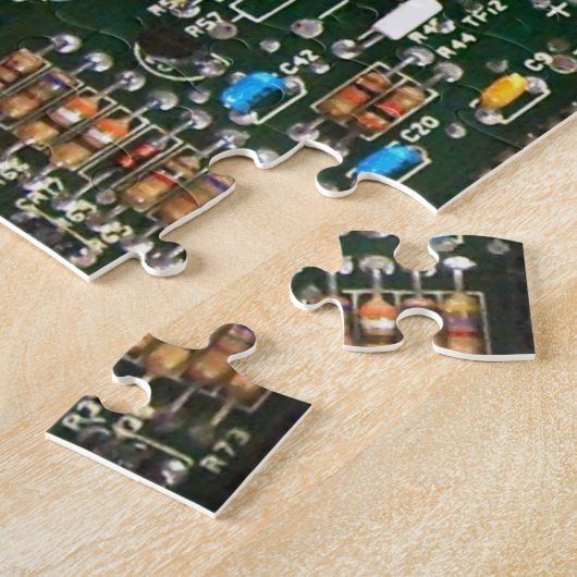 Bild der elektronischen Leiterplatte Puzzle (Seite)