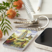 Bild der Erscheinung Unsere Frau von Fatima Schlüsselanhänger (Vorderseite rechts)