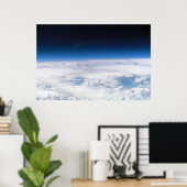 Bild der Exosphäre der Erdatmosphäre Poster (Heimbüro)