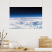 Bild der Exosphäre der Erdatmosphäre Poster (Küche)