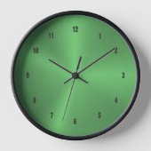 Bild der grünen Hintergrunduhr aus Metall Uhr (Vorderseite)