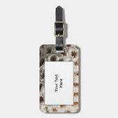 Bild der Koralle Gepäckanhänger (Vorderseite vertikal)