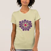 Bild der Lila Blume T-Shirt (Vorderseite)