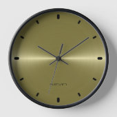 Bild der Shiny Gold Metallic Textur Uhr (Vorderseite)