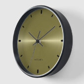 Bild der Shiny Gold Metallic Textur Uhr (Winkel)