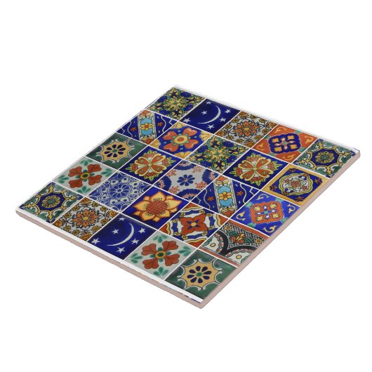 Bild der Talavera-Tile auf 6 x 6 Keramiken Tile Fliese (Seite)
