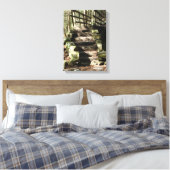 Bild der Treppe im Wald Leinwanddruck (Insitu (Schlafzimmer))