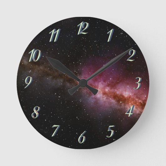 Bild der Universum-Wanduhr Runde Wanduhr (Vorderseite)