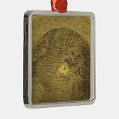 Bild der Welt Silbernes Ornament (Rechts)