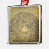 Bild der Welt Silbernes Ornament (Links)