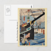 Bild der Western von Utagawa, Sadahide Postkarte (Vorne/Hinten)