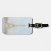 Bild des Aquarell-| von Eiffel Towe Gepäckanhänger (Vorderseite horizontal)