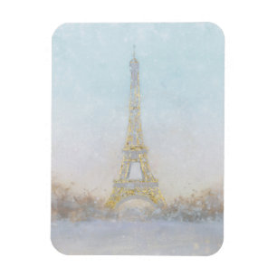 Bild des Aquarell-  von Eiffel Towe Magnet
