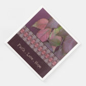 Bild des Autumn Leaf Serviette (Ecke)