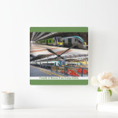 Bild des Bahnhofs für große Wanduhr (Zuhause)