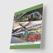 Bild des Bahnhofs für große Wanduhr (Winkel)