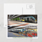 Bild des Bahnhofs für Postkarten (Vorne/Hinten)