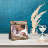 Bild des ersten Vaters Rahmen rustikales Holz (InSitu)