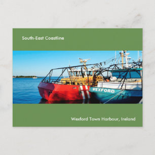 Bild des Fischereifahrzeugs für die Postkarte