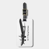 Bild des Flugzeugs für den Gepäckanhänger (Vorderseite vertikal)