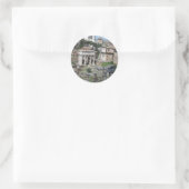 Bild des Forum Romanum Runder Aufkleber (Tasche)