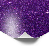 Bild des hellen Lila Glitzer Fotodruck (Ecke)