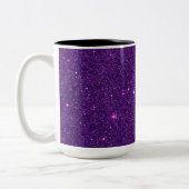 Bild des hellen lila Glitzer Zweifarbige Tasse (Links)