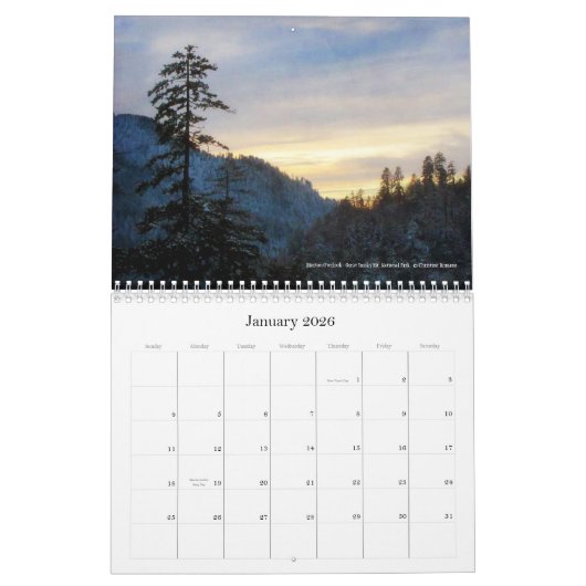 Bild des Kalenders Great Smoky Mountains 2012 Kalender (Jan 2026)