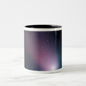 Bild des Kometen C/2001 Q4 (NEAT) Zweifarbige Tasse (Mittel)