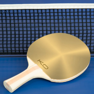 Bild des metallischen Gold-Hintergrunds Tischtennis Schläger