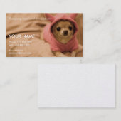 Bild des niedlichen Chihuahua Visitenkarte (Vorne/Hinten)