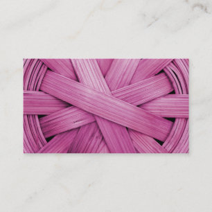 Bild des rosa Korbes Visitenkarte