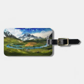 Bild des Sonnenaufgangs Gepäckanhänger (Vorderseite horizontal)