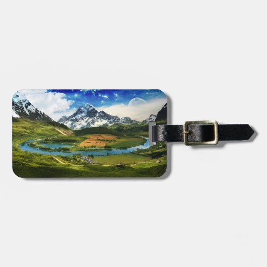 Bild des Sonnenaufgangs Gepäckanhänger (Vorderseite horizontal)