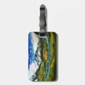 Bild des Sonnenaufgangs Gepäckanhänger (Rückseite vertikal)