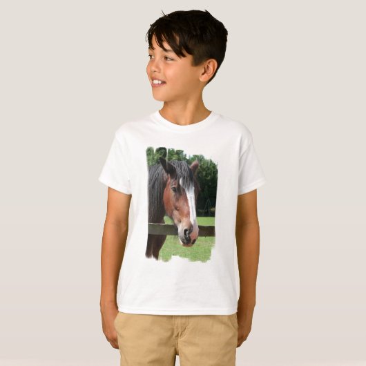 Bild des T - Shirt eines Viertelpferdekindes (Vorne ganz)