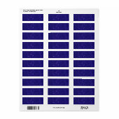 Bild des trendigen blauen Glitzer (Vorne)