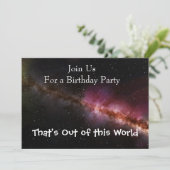 Bild des Universums Einladung (Stehend Vorderseite)