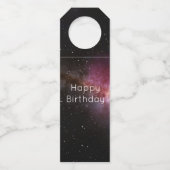 Bild des Universums Flaschenanhänger (Vorderseite)