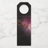 Bild des Universums Flaschenanhänger (Rückseite)