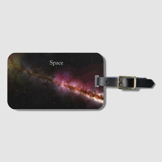 Bild des Universums Gepäckanhänger (Vorderseite (Horizontal))