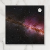 Bild des Universums Geschenkanhänger (Rückseite)