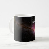 Bild des Universums Kaffeetasse (Vorderseite Links)