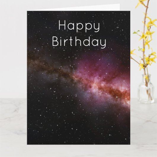 Bild des Universums Karte (Gelbe Blume)