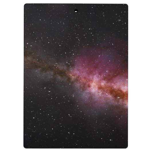 Bild des Universums Klemmbrett (Rückseite)