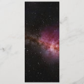 Bild des Universums Menükarte (Rückseite)