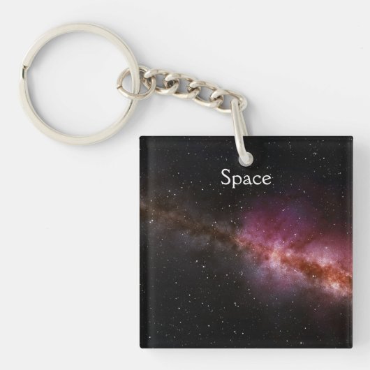 Bild des Universums-Schlüsselanhängers Schlüsselanhänger (Vorderseite)