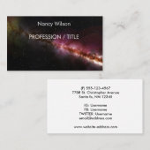 Bild des Universums Visitenkarte (Vorne/Hinten)